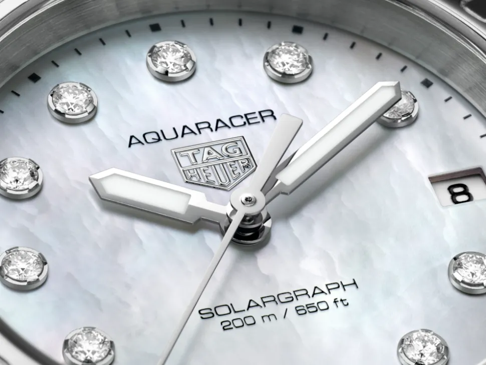 Uhren Für Damen-TAG Heuer AQUARACER PROFESSIONAL 200 SOLARGRAPH