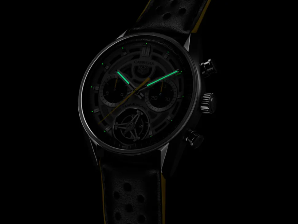 Chronographenuhren | Special Editions-TAG Heuer Carrera Chronograph Tourbillon x Porsche Panamericana
