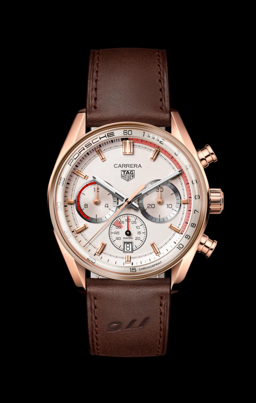Chronographenuhren | Special Editions-TAG Heuer Carrera Chronosprint x Porsche