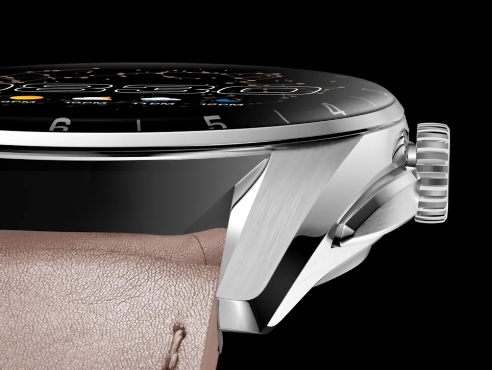 Calibre E4 42 Mm-TAG Heuer Connected Calibre E4 Metallic Pink Leather Edition