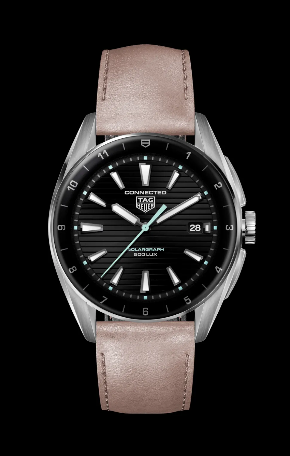 Calibre E4 42 Mm-TAG Heuer Connected Calibre E4 Metallic Pink Leather Edition