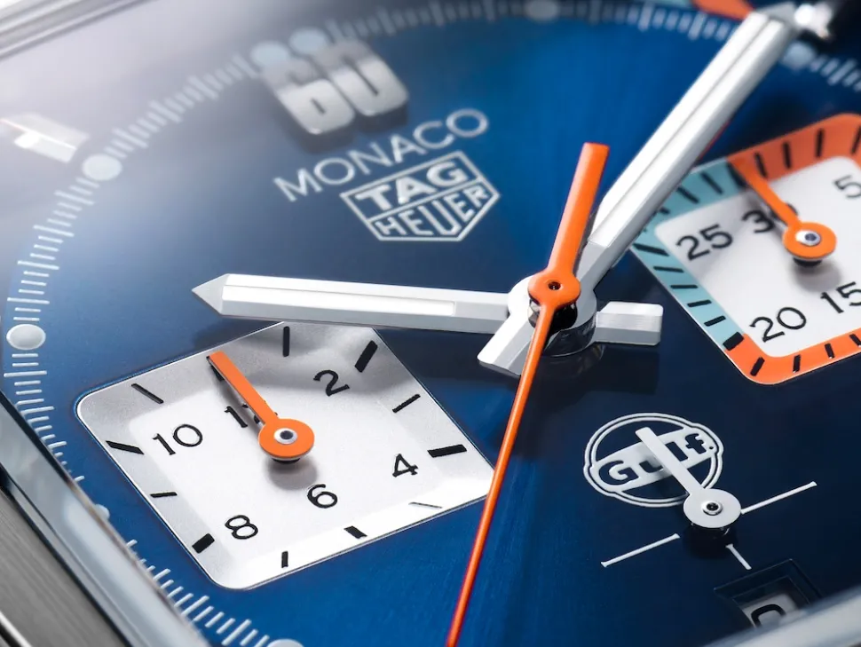 Chronographenuhren | Special Editions-TAG Heuer Monaco Chronograph x Gulf